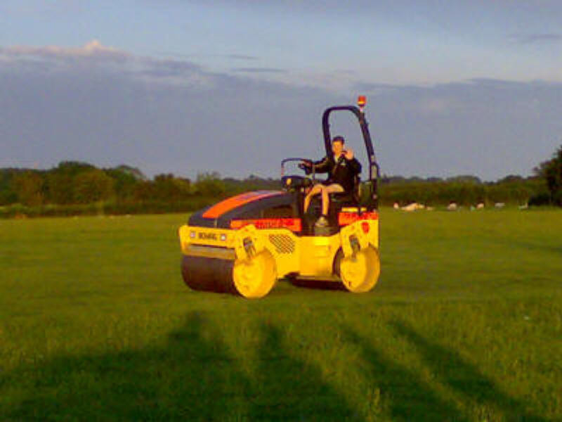 Darrell on roller